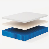 90x190 140x190 150x200cm Polyesterfaser Flexibler Schaum Komprimierte Matratze Federkern-Schaumstoffbett