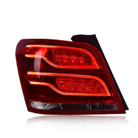Lampu Belakang ABS Benz GLK X204 Baru 2009-2015 Upgrade dengan DRL Sinyal Belok Dinamis LED Aksesoris Mobil