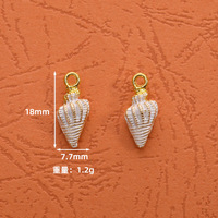 Conceptions mixtes Océan Émail Charme Starfish Shell Conque Alliage Charmes pour DIY Collier Boucles D'oreilles Bijoux Faire