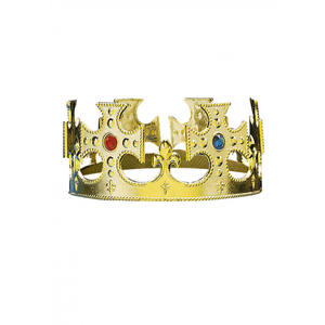 CORONA DE PLÁSTICO DORADA PARA REY - Product Image 1