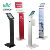 LSF08 pour iPad Kiosk Stand Anti Theft Tablet Android Kiosk Stand Security Anti-theft Key Lock pour iPad Tablet Stand Lock 11 "10".