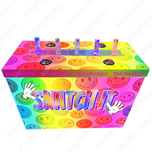 Máquina de juego de Carnaval interactiva para 2 jugadores Reacción de velocidad Visual Touch Challenge Lighting Stick Catch It Game Made Durable PE - Product Image 4