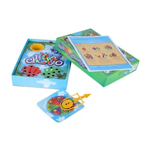 Складная семейная бумажная коробка на заказ, карточная игра, печать, детские игрушки, развивающие настольные игры с спиннером
