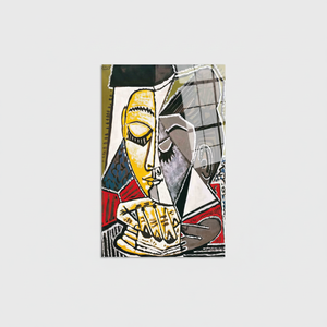 Toile imprimée : Picasso 'Tête d'une femme lisant' Décoration bohème, ART SUR VERRE TÉRMÉRISÉ - Product Image 2