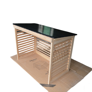 <span class=keywords><strong>Copertura</strong></span> Impermeabile Portatile per Condizionatori d'Aria da Esterno, Recinzione in Legno per Unità Esterne - Product Image 1