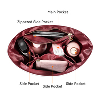 Insert Tas Tangan Tyvek Custom Print untuk Pesanan Merek, Organizer Ramah Lingkungan dan Tahan Lama untuk Tas