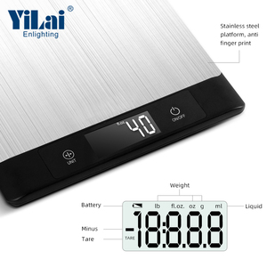 Quy Mô Dinh Dưỡng Răng Xanh Thông Minh Mới Với 649 Loại Dữ Liệu Thực Phẩm Kỹ Thuật Số 5Kg Thực Phẩm Đa Chức Năng Cân Nhà Bếp - Product Image 3