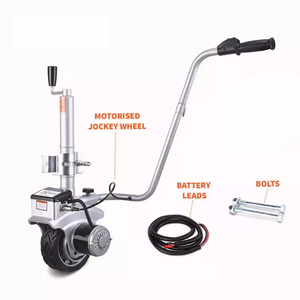 350W 5000LB <span class=keywords><strong>roue</strong></span> <span class=keywords><strong>Jockey</strong></span> motorisée 12V <span class=keywords><strong>remorque</strong></span> électrique Mover Jack Dolly Boat - Product Image 6