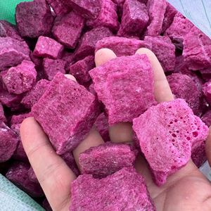 Batu penyembuhan kristal energi Mineral langka alami sisir madu merah mawar batu mentah korundum untuk dekorasi rumah - Product Image 3