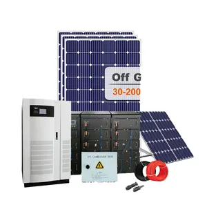 Kit Sistem Energi Surya 20KW, Sistem Tenaga Surya Off Grid Lengkap untuk Rumah Komersial Industri