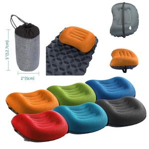 Cuscino da Viaggio Gonfiabile Ergonomico a Mezzaluna, Leggero e Confortevole, Antiscivolo, per Campeggio e Escursionismo - Product Image 3