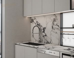 Grand panneau en porcelaine à bord rectifié 1200x2600mm pour installation murale sans soudure fabrication d'armoires de <span class=keywords><strong>cuisine</strong></span> - Product Image 5