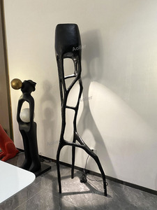 Lampe sur pied de sculpture moderne nordique, hall d'hôtel, département des ventes, décoration de magasin, coin, sculpture LED originale, lampe sur pied - Product Image 6