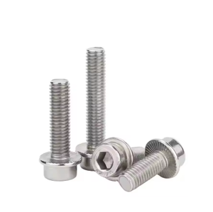 Vite a testa esagonale incassata con flangia completa in acciaio inossidabile metrico DIN251 G4053, grado 10.9 12.9, finitura zincata/lucida JETE - Product Image 3