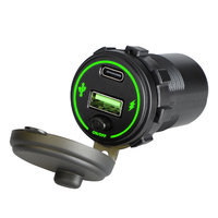 Chargeur de voiture USB C super rapide 12V 24V avec interrupteur marche/arrêt, vente en gros d'usine