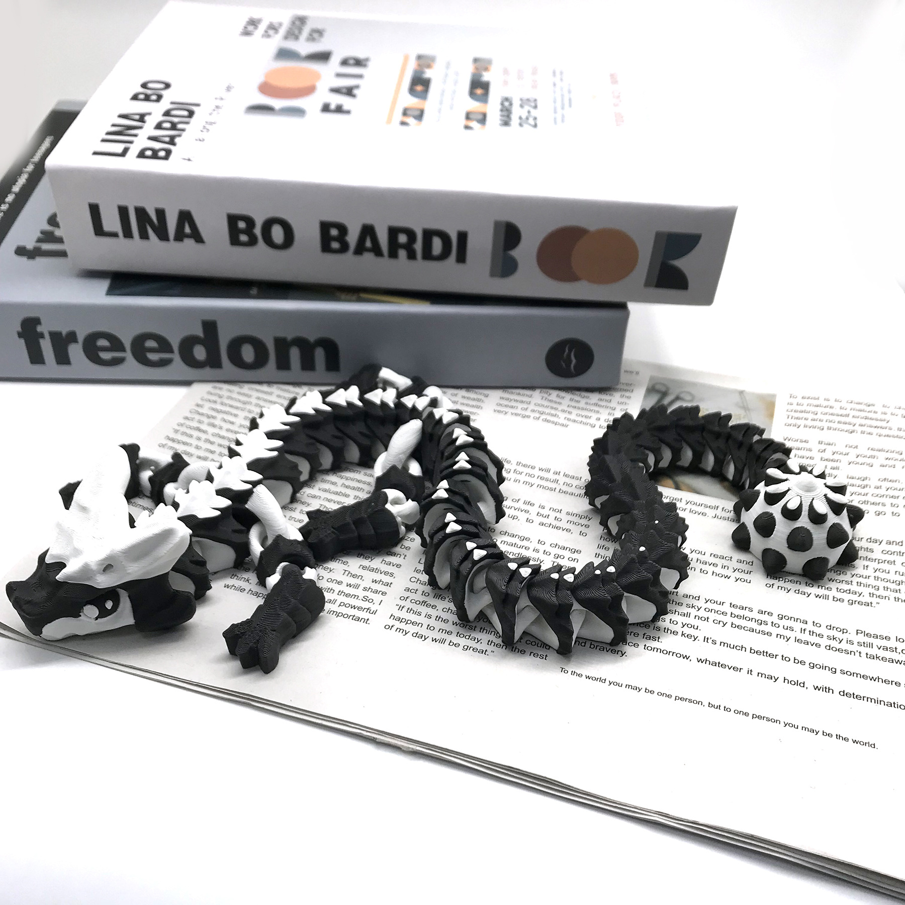 multicolor black and white-hammer dragon