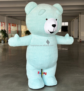 Ngoài trời Inflatable trang phục Gấu bông lông gấu và gấu nâu trang phục người lớn đi bộ Linh Vật Trang phục nhập vai ăn mặc bên - Product Image 2