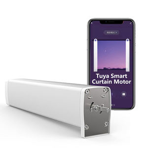 Moteur de rideau intelligent ZB-DJ WiFi Zigbee, ouvre-rideau électrique silencieux pour rail de rideau, télécommande compatible avec Alexa - Product Image 1