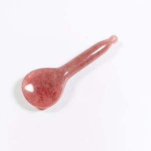 <span class=keywords><strong>Prix</strong></span> d'usine pas cher Gus Peigne Outils faciaux Champignon Fraise Quartz Gua Sha Cuillère - Product Image 2