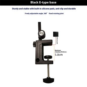 Support pliable en métal à bras articulé réglable en alliage d'aluminium, pour regarder des films, des séries et des émissions en direct sur le bureau - Product Image 5