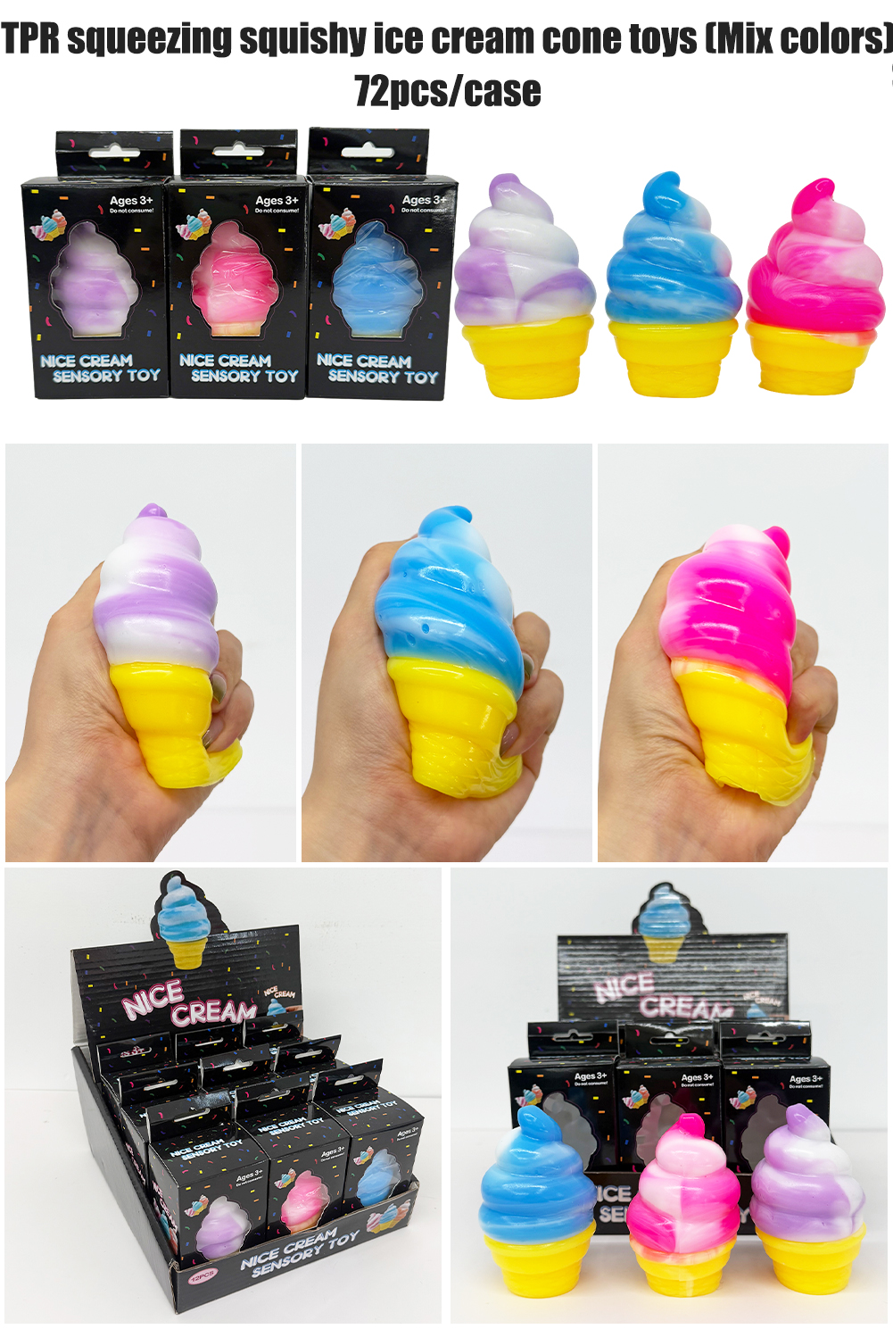 ice cream mixed colors 72