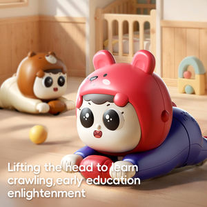 Mainan Edukasi Bayi 2025, Boneka Hewan Lucu untuk Belajar Merangkak, Mainan Plastik Bersuara untuk Bayi - Product Image 2