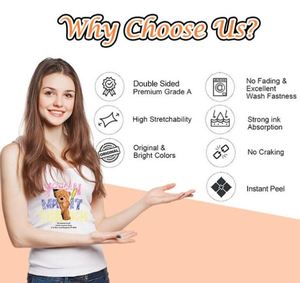 Dtf Sublimation Heat Transfer PET Film High Temperature Heat Transfers for Clothing for T-Shirts - Product Image 4