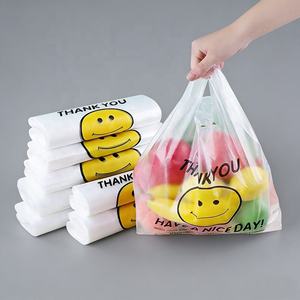 Sacs gilet en plastique PE durables à prix d'usine avec poignée longue pour le marché de l'Asie du Sud-Est – Vente en gros - Product Image 1