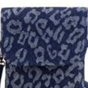 Crafted from high-quality denim for durability and a soft texture Leopard Print Denim Phone Bag 19x2x12cm For Mobile Phone - Product Image 4