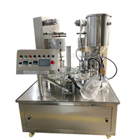 Machine automatique de remplissage et de scellage de coupelles de communion pour l'église, pour vin sacré chrétien, pain et hostie, coupelles préremplies en plastique/aluminium, pour produits chimiques