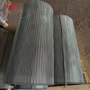 Tapis roulants en treillis métallique tissé sur mesure de haute qualité en acier inoxydable 304 à maillons pour la congélation rapide des fruits de mer en usine de transformation des produits de la mer - Product Image 1