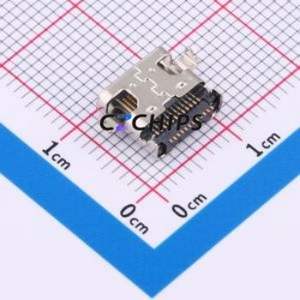 U22001-04 USB Connector SMD Connector ( Connector Type: Type-C )( Protocol Standard: USB 3.1 )( Gender: Female ) - Product Image 2