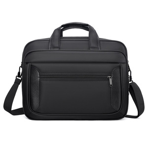 Sac pour ordinateur portable en cuir véritable, mallette d'affaires, grande capacité, bandoulière, extensible, sacs pour hommes, mallette fine pour hommes - Product Image 2