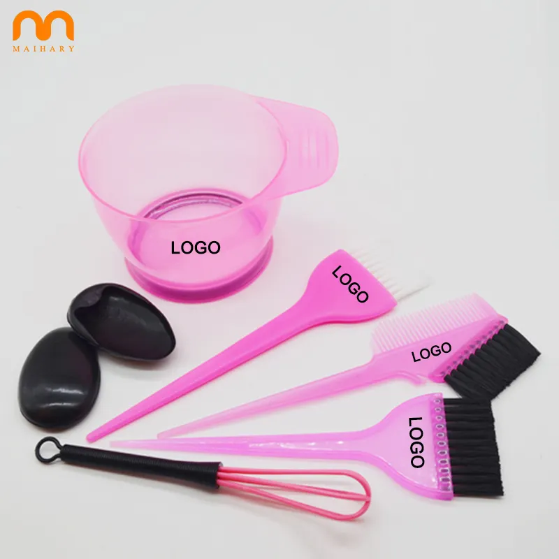 Factory Supply Salon Coloring Set Durable Hair Dyeing Five Piece Sets Hair Care Tool Equipment With Custom Logo