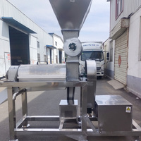 Industriële commerciële spiraalvormige granaatappelpers met motor, roestvrijstalen apparatuur voor de verwerking van fruit, groenten en dranken