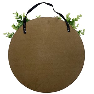 Letrero Redondo de Madera para Puerta Principal con Caligrafía <span class=keywords><strong>Árabe</strong></span>, Decoración Moderna Islámica para Pared, Bienvenida Eid, Salam - Product Image 5
