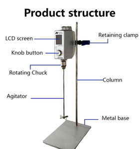 Agitatore Digitale a Soffitto AM110W-O 20L con Motore Brushless, Miscelatore da Laboratorio a Braccio, Velocità Costante Elettronica per Miscelazione Liquidi - Product Image 5