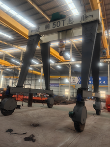 Heavy-Duty 60Ton Tire <b>Crane</b> 40Ton Multi-Functional 10Ton Features for Docks Construction Sites Bearing Gearbox PLC High Efficien - Product Image 4