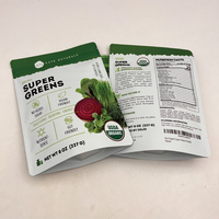 Sachet Doypack en papier kraft avec fenêtre, de qualité alimentaire, pour noix, thé, café