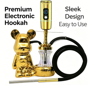 Nouvelle <span class=keywords><strong>Chicha</strong></span> Électronique Portable Noir Mat 2026 avec Sac de Luxe et Coffret Cadeau – Shisha Électronique - Product Image 1
