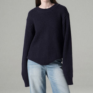 <span class=keywords><strong>Pull</strong></span>-over ample et épais en laine mélangée pour <span class=keywords><strong>femme</strong></span>, style <span class=keywords><strong>vintage</strong></span> américain - Product Image 2