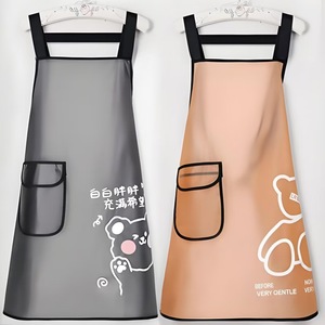 Delantal de TPU Engrosado de 18 Hilos, Impermeable, Resistente al Aceite, Duradero y Fácil de Limpiar, Delantal de Cocina Estilo Japonés - Product Image 2