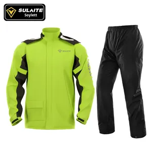 Completo antipioggia SULAITE per <span class=keywords><strong>moto</strong></span> - Giacca e pantaloni separati con copriscarpe nascosti inclusi - Product Image 5