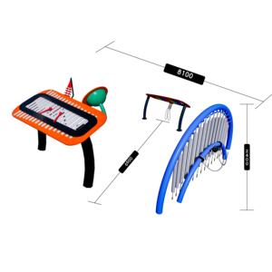 Instrumento Musical para Exteriores: un Niño Está Tocando el Xilófono Arcoíris en el <span class=keywords><strong>Parque</strong></span> Conjunto de Instrumentos Musicales para Niños - Product Image 4