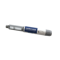 Stylo interne jetable à visser avec capuchon, 3 ml, fonctionnement par bouton.