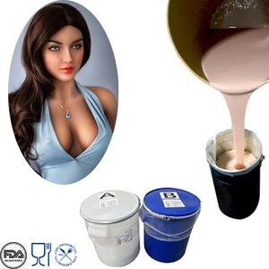 Material de goma de silicona líquida RTV2 de curado rápido de dos componentes para hacer juguetes de silicona <span class=keywords><strong>sexy</strong></span> para hombres - Product Image 5