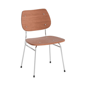 Silla de Comedor Moderna Minimalista de Madera Maciza, Color Nogal Negro Natural, Diseño Estable para Hogar, Restaurante y Hotel - Product Image 2