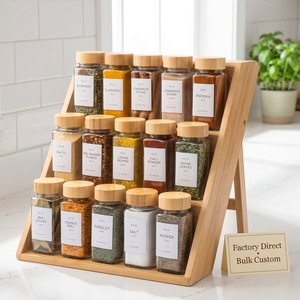 Organisateur d'épices en bambou personnalisé pour <span class=keywords><strong>tiroir</strong></span> de <span class=keywords><strong>cuisine</strong></span>, vente en gros d'usine - Product Image 1