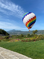 Ballon publicitaire gonflable géant personnalisé pour l'extérieur, arc-en-ciel coloré, à vendre