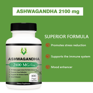 แคปซูลอัศวกันธาแบรนด์เฉพาะ ความเข้มข้นพิเศษ 2100 มก. บรรเทาความเครียด เสริมพลังงาน เพิ่มการปลดปล่อยพลังงาน ปรับสมดุลอารมณ์ - Product Image 4